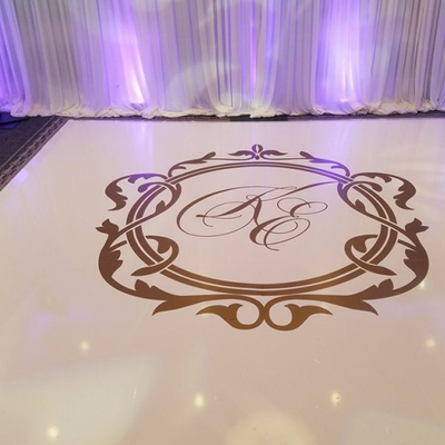 Vinyl Dance Floor Wrap Decal For Wedding, Removable Roll