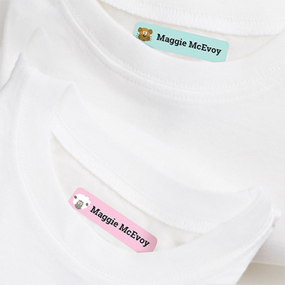 Stick On Name Labels For Clothes, Or Clothing, Self-Adhesive Stick-On, Clothing, And Printable Roll